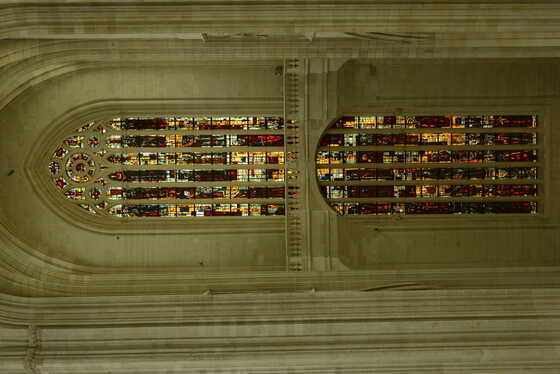 Vitrail de la baie 22 de la cathédrale Saint-Pierre-et-Saint-Paul