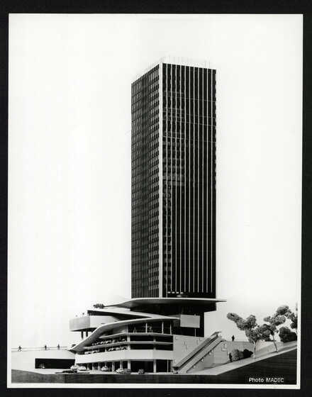 Maquette de la tour Bretagne 