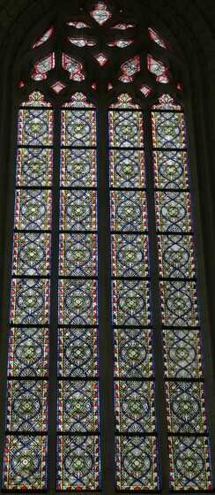 Vitrail de la baie 211 de la cathédrale Saint-Pierre-et-Saint-Paul