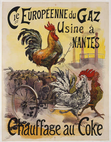 Affiche de la Compagnie européenne du gaz