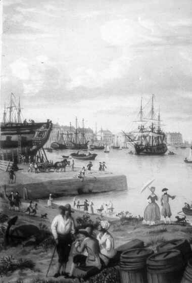 Quai de la Fosse et port de Nantes