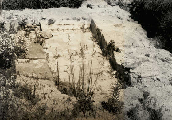 Pavage de l'ancienne église Saint-Médard de Doulon