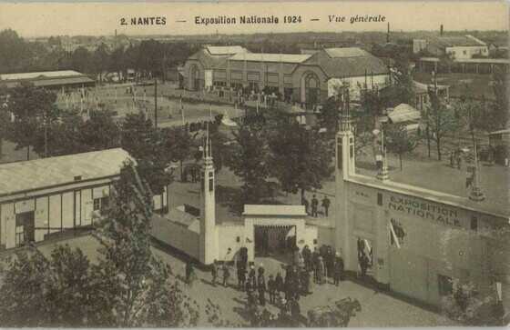 Vue générale de l’Exposition nationale de 1924 à Nantes