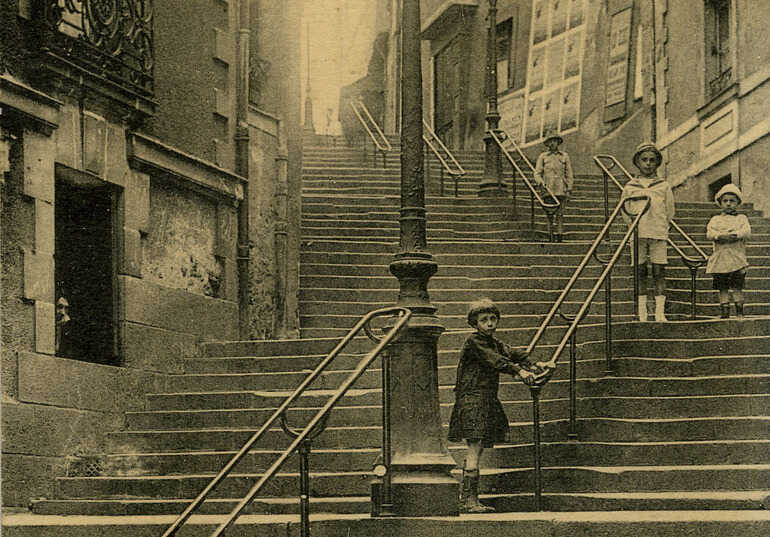 Détail de la rue de l'Abreuvoir