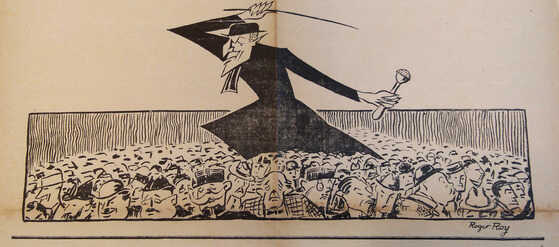 « La Croisade noire des Jésuites », caricature de Roger Roy