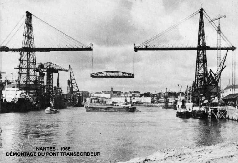 Démontage du pont transbordeur