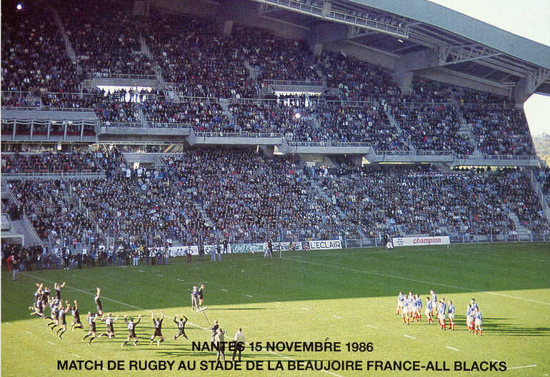 Match de rugby à la Beaujoire : France-All Blacks