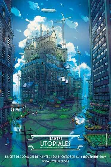 Affiche du Festival International de Science-Fiction «Les Utopiales»