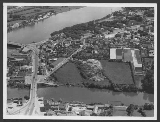 Photographie aérienne du quartier Esnoul des Chatelets