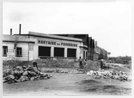 Façade de la nantaise de fonderie, boulevard des Martyrs Nantais de la Résistance