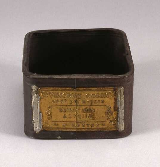 Boîte de conserve de la marque Vincent Colin