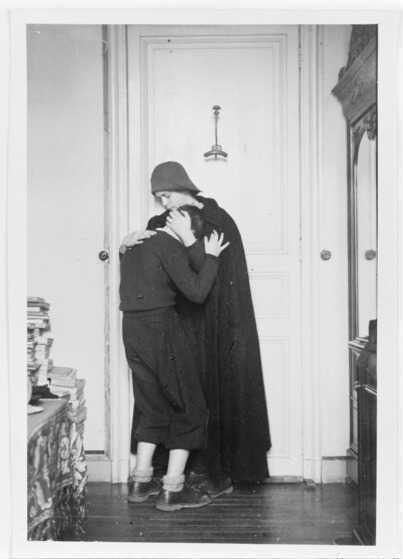 Photographie préparatoire pour la scène du père accueillant son fils