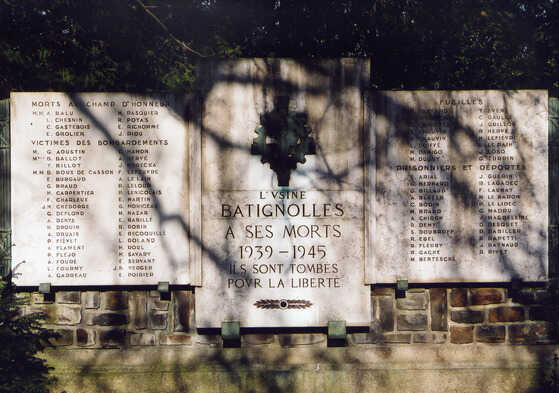 Monument aux morts des Batignolles