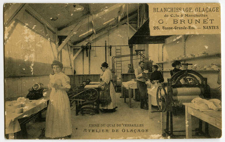 Le blanchissage industriel, établissement G. Brunet