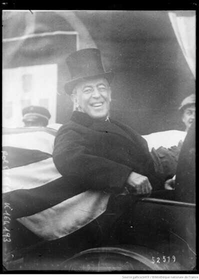 Le président Wilson à Brest