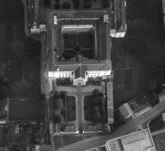 Photographie aérienne de la Maison de travail et de secours de Saint-Joseph