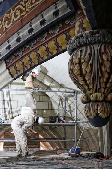 Chantier de restauration de la cathédrale