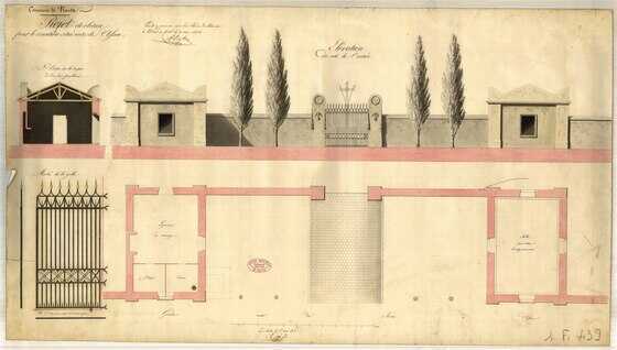 Projet de clôture pour le cimetière de la route de Clisson