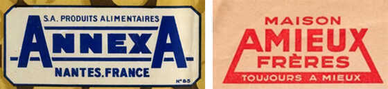 Les logos des marques Annexa et Amieux