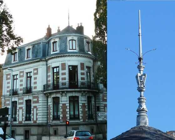 Épis de faîtage rue Bouillé