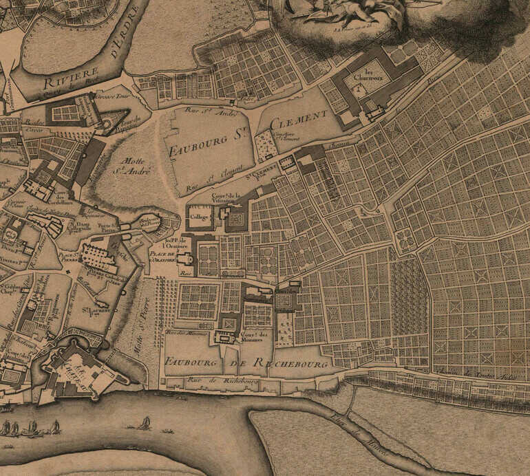 Plan de Nantes, détail