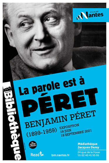 Affiche de l'exposition La parole est à Péret