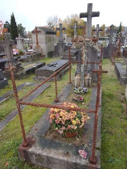 Tombe de Jules Piedeleu au cimetière Miséricorde