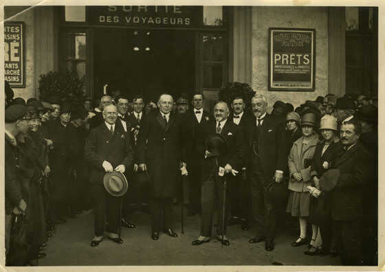 Arrivée à Nantes d’Alfred Chlapowski, ambassadeur de Pologne, pour les fêtes franco-polonaises