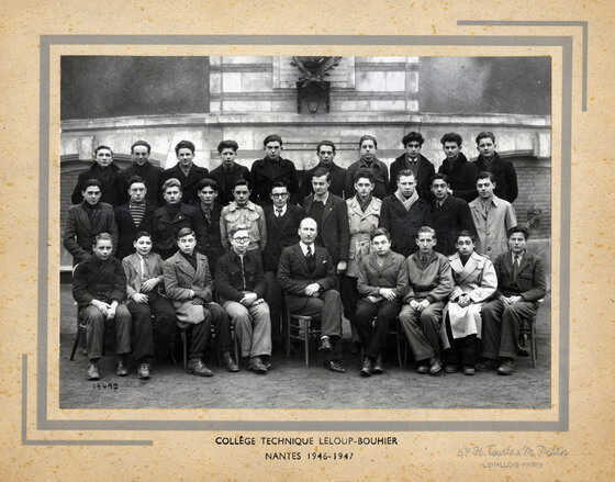 Classe de la section industrielle de l'école pratique de commerce et d'industrie de garçons