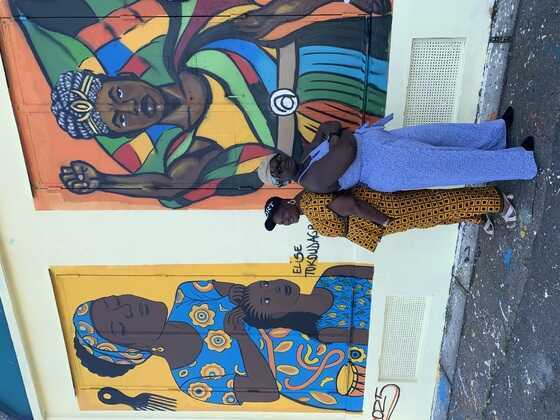 Les artistes béninoises Élise Tokoudagba et Houef’Art à Nantes