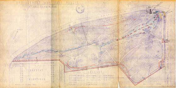 Plan d’aménagement du cimetière du Pont du Cens et du parc de la Gaudinière