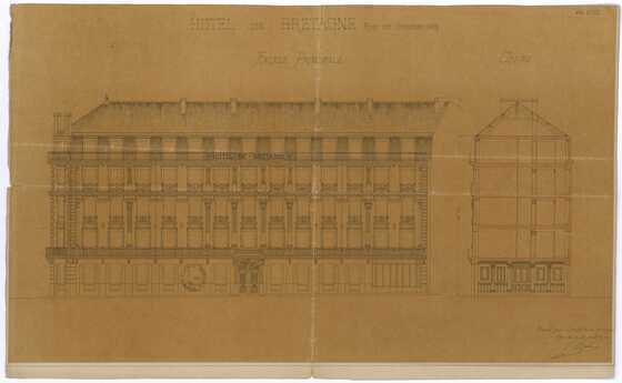 Plan de l'Hôtel de Bretagne