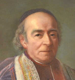 Détail du portrait de Félix Fournier, évêque de Nantes