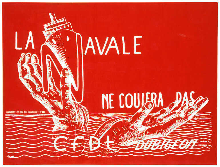 Affiche, <i>La Navale ne coulera pas</i>