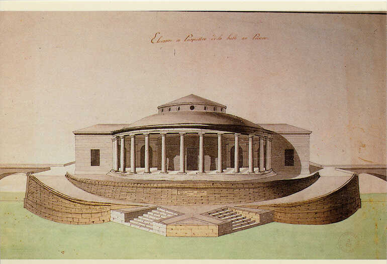 Projet de Mathurin Crucy en 1783 pour une Halle aux poissons