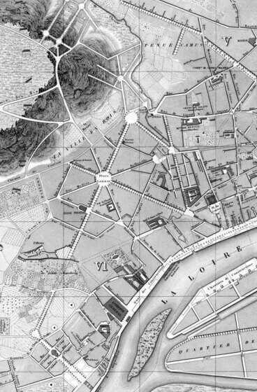 Extrait du plan de Nantes