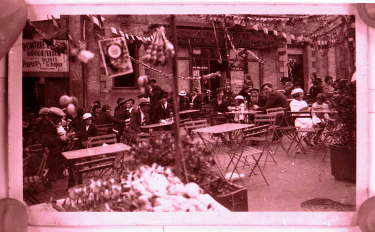 Café Marcel, Chantenay, un 14 juillet