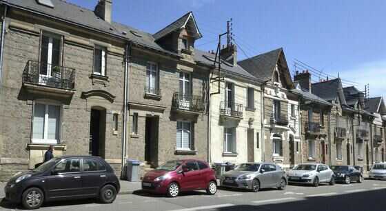 Façades des habitations du lotissement de