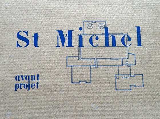 Plan-masse de l'église Saint-Michel