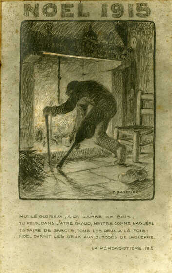 Dessin d'un <i>mutilé glorieux</i>