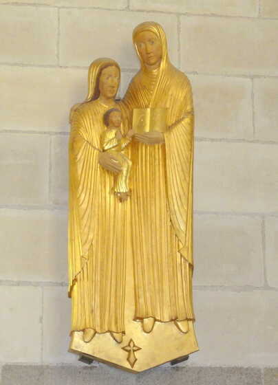 Statue de sainte Anne, Marie et l’Enfant-Jésus de la cathédrale de Nantes