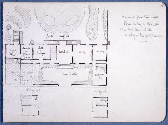 Plan de la maison des parents de Jules Verne