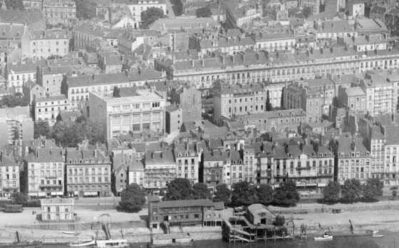 Détail d’une photographie aérienne du 24 mai 1934
