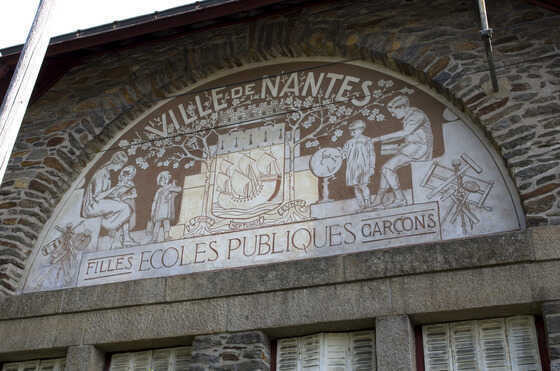 Fronton de l’école François Dallet