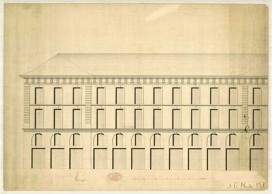 Plan d'élévation de la maison Plumard
