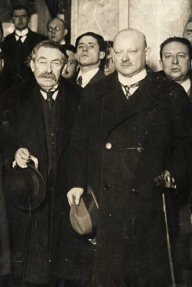 Aristide Briand et Gustav Stresemann