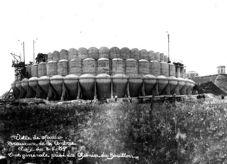 Construction du deuxième réservoir d’eau