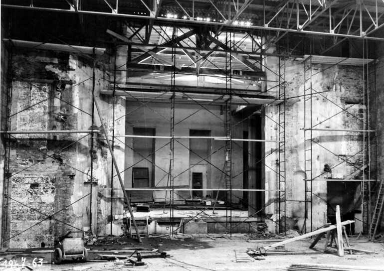 Restauration de la salle Colbert