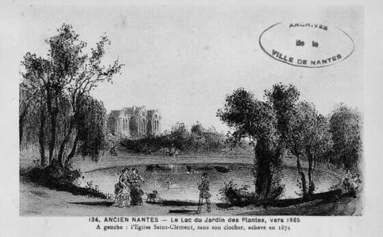 Le lac du Jardin des Plantes vers 1865