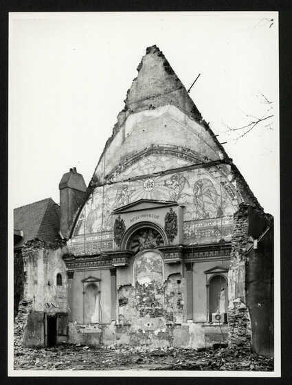 Décor intérieur du chevet de l'ancienne église Saint-Médard de Doulon